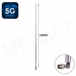 Mocna Teleskopowa Metalowa Antena Gsm Wi-Fi Lte 3G
