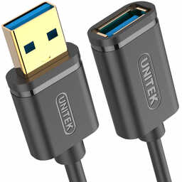Unitek Przewód przedłużacz USB 3.1 AM-AF 3M (Y-C4030GBK)