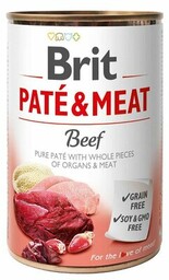 BRIT Karma dla psa Paté & Meat Wołowina