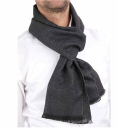 Stylion Ciepły Cashmere szalik męski SZA-41 gładki kolor