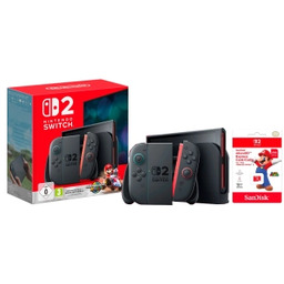 Nintendo Switch 2 Joy-Con Czarny + Mario Kart