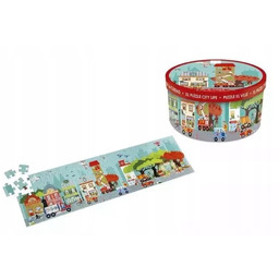 Puzzle 100 podłogowe Miasto 261x261 mm Scratch