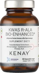 Kenay Kwas R-ALA Bio-Enhanced, 60 kapsułek vege
