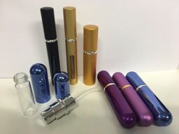 Prazdny Flakonik wielokrotnego użytku, 5ml -matná modrá