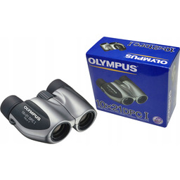 Lornetka Olympus 10x21 Dpc I Pokrowiec Silver Srebrna