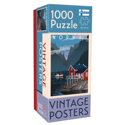 TACTIC Puzzle Vintage Posters Norway 59208 (1000 elementów)