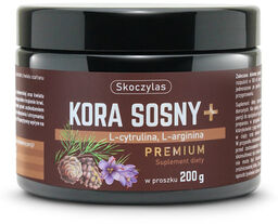 Skoczylas Kora Sosny Premium, L-cytrulina, L-arginina, proszek, 200