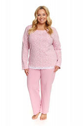 Elegancka Bawełniana Piżama Damska Plus Size