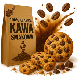 Kawa kruche ciastko o smaku kruchego ciastka 1