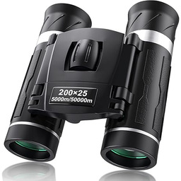 200x25 Compact Binoculars for Adults and Kids, High