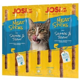 JOSICAT Przysmak dla kota Meat Sticks Łosoś