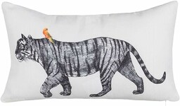 BigBuy Home Poduszka Poliester Tygrys 50 x 30