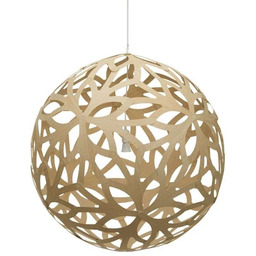 david trubridge - Floral Lampa Wisząca Ø120 Bambusowa