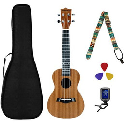 MUSICMATE Ukulele U-02 AlohaTune Drewno naturalne