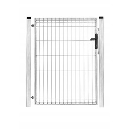 Furtka panelowa 3D 123 cm Ocynkowana