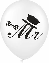 Balon lateksowy z nadrukiem weselnym Mr - 46