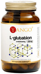 Yango L-glutation zredukowany 250 mg, 60 kapsułek roślinnych