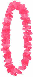 Naszyjnik hawajski różowy - 100 cm - 1