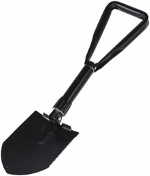 BigBuy Outdoor Łopata Składana Czarny Metal