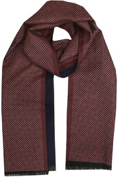 Elegancki Szalik Bawełniany - Alties - Bordo