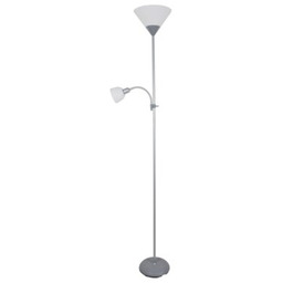 PLATINET Lampa podłogowa PFLF066GR Szary wysokość 180 cm