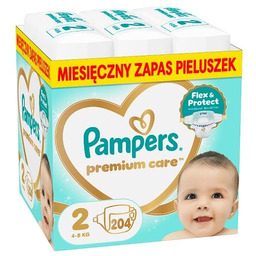 Pampers Premium Care 2 Pieluchy dla dzieci, 204