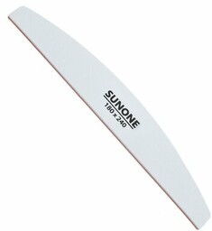SUNONE Pilnik do paznokci Łódka 180/240 Biały (1