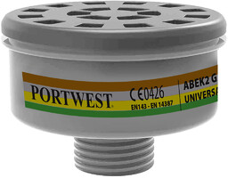 PORTWEST P926 FILTR GAZU ABEK2 Z POŁĄCZENIEM UNIWERSALNYM