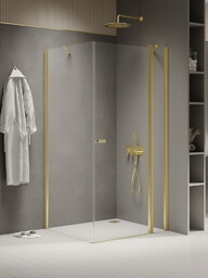 New Trendy New Soleo Light Gold kabina prostokątna