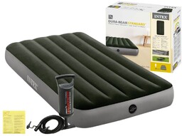 Materac Dmuchany Jednoosobowy 99x191x25 Intex 64107 + POMPKA