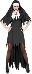 Kostium Zakonnica dla kobiety - 1 szt.