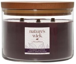 Nature''s Wick Wildberry & Jasmine Duża Świeca 433g