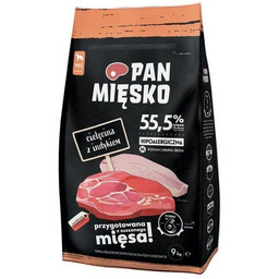 Pan Mięsko Karma sucha dla psa - cielęcina