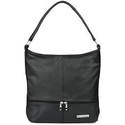 Listonoszka skórzana czarna shopperka Beltimore I66