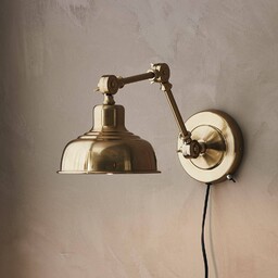 Markslöjd Kinkiet Grimstad, możliwość ściemniania, mosiężny / złoty,