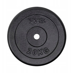 Obciążenie Żeliwne Talerz Czarny TCZ20 Hms 20 Kg