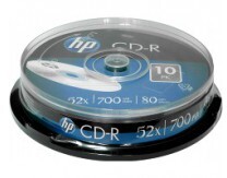 Płyty HP CD-R 700MB x52 - Cake -