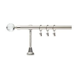 Karnisz pojedynczy Globe 19 mm 240 cm stal