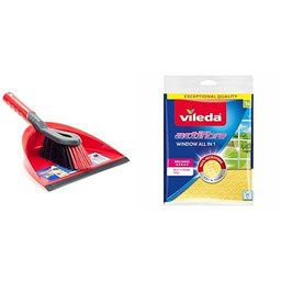 Vileda Zestaw 2produkty Szufelka ze zmiotką 2w1 +
