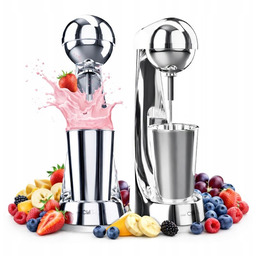 Mikser Do Napojów Milkshaker Koktajler Barowy Spieniacz 3W1