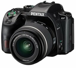 PENTAX Lustrzanka cyfrowa KF Czarny + Obiektyw EF-S