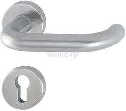 Paris - Komplet klamek drzwiowych na szyldzie okrągłym