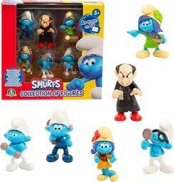 Giochi Preziosi Smerfy Figurka, Wielokolorowy, 6 Sztuk