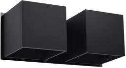 Kinkiet QUAD 2 czarny SL.0657 - Sollux Sprawdź