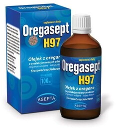 Oregasept H97 Olejek z oregano Krople, 100 ml