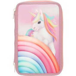 Depesche 13278 Ylvi Farbwolke - Wypelniony 3-komorowy piórnik