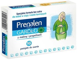 Prenalen Gardło x16 pastylek do ssania