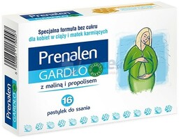 Prenalen Gardło x16 pastylek do ssania