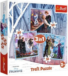 Trefl Puzzle Magiczna Opowieść Frozen Kraina lodu 3w1