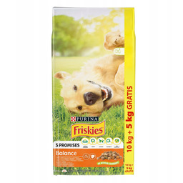Purina Friskies Balance Dog Chkn&Veg 10+5Kg